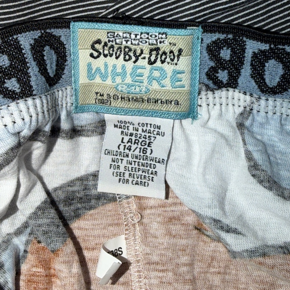 Cartoon Network Scooby-Doo Underwear with Blue and Black Accents - Picture 2 of 3